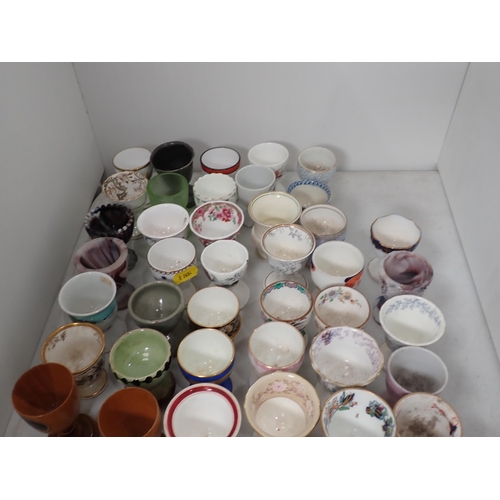 345 - A collection of assorted Egg Cups