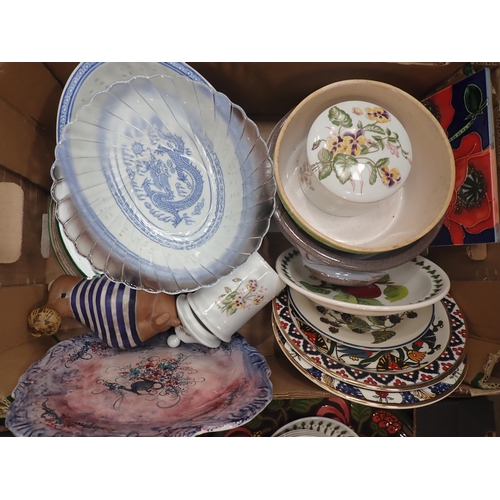 371 - Three boxes of assorted Ceramics