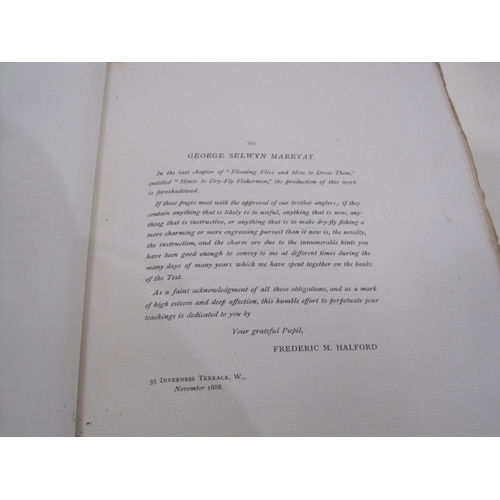 398 - A book by Frederic M. Halford titled 'Dry Fly Fishing in Theory and Practice', no 70 out of an editi... 