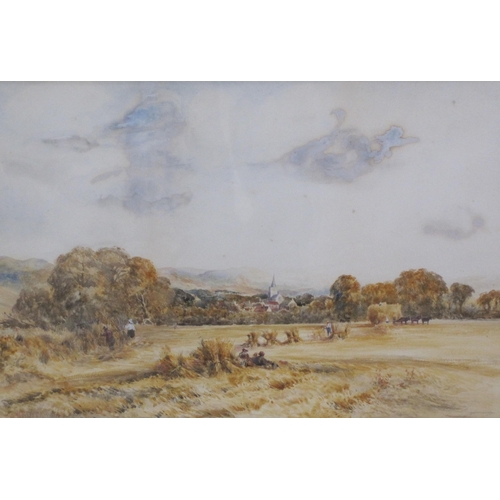 401 - HAROLD LAWES. 'Near Sheepstor, Dartmoor', signed and inscribed, watercolour, 8 x 17in; and a waterco... 