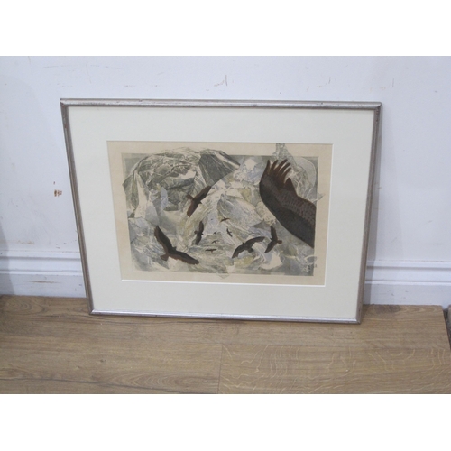 435 - GARY STINTON. A Labrador, signed and dated 86, watercolour, 10 x 7in; a watercolour by Gerald Delane... 