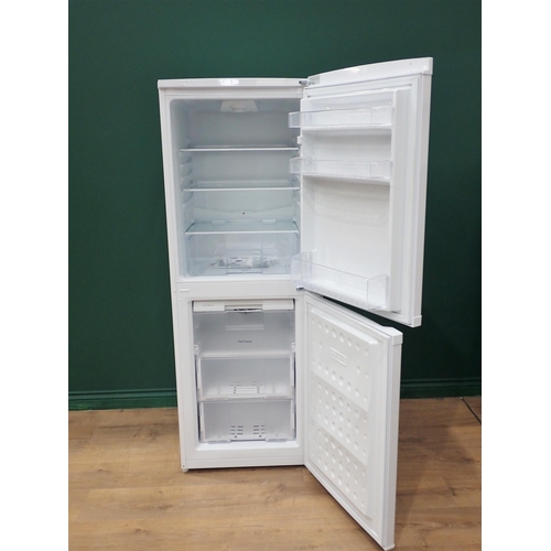 201 - A Beko A+ Class Fridge Freezer 5ft H x 1ft 9in W, passed PAT