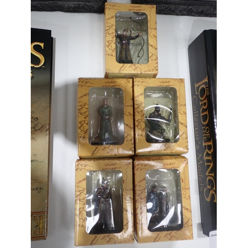 28 - Twenty nine boxed Lord of the Rings Collector's Models, various Stands and Folders