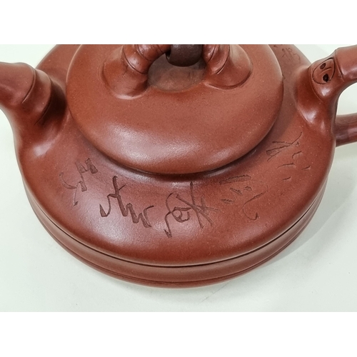 349 - A Chinese 20th Century Yixing Teapot