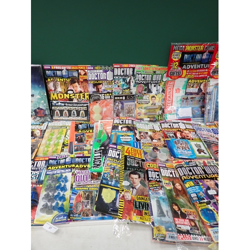 37 - Large quantity of Doctor Who Comic Books with Figures.