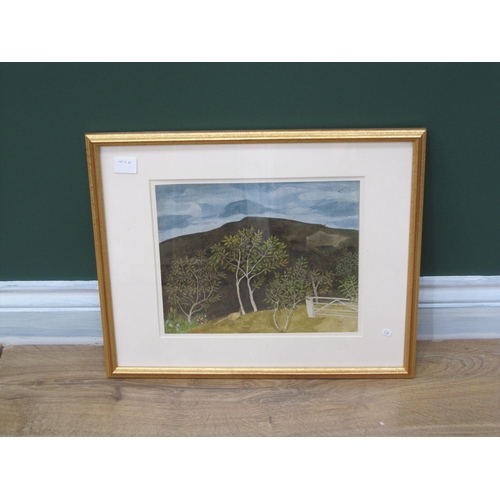 415 - JOHN NAPPER. View of Clee Hill , The Fisherman (no.13), signed with monogram and dated 1993, waterco... 