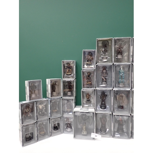 49 - thirty six boxed lord of the rings collectors figures