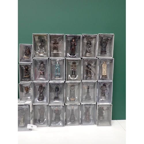 49 - thirty six boxed lord of the rings collectors figures