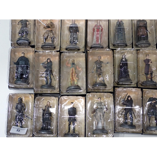 53 - Twenty four boxed Game of Throne Collector's Figures and Albums