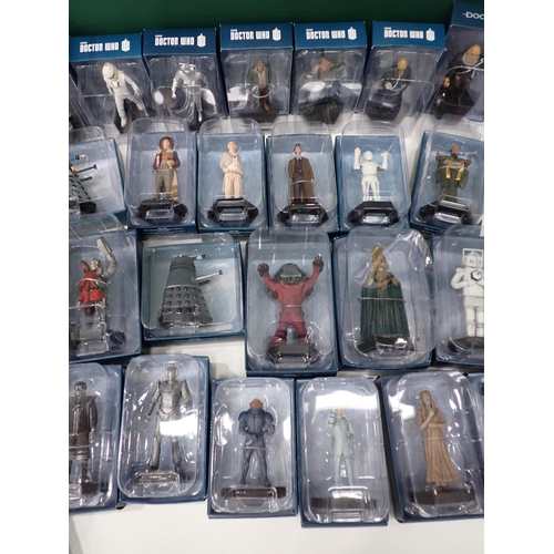 63 - A large quantity of Dr Who Collector's Figures, all boxed