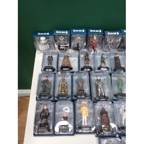 65 - Approximately 40 Dr Who Collector's Figures