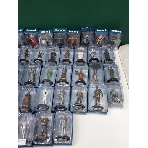 65 - Approximately 40 Dr Who Collector's Figures