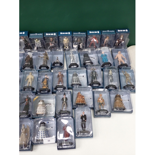 66 - A box of 40 boxed Dr Who Collector's Figures