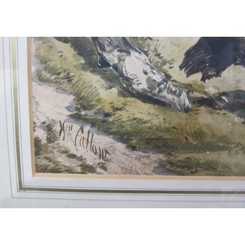 253 - WILLIAM WEST (1801-1861). A Rocky River Torrent, signed and dated 1848, watercolour, 15 x 22in; toge... 