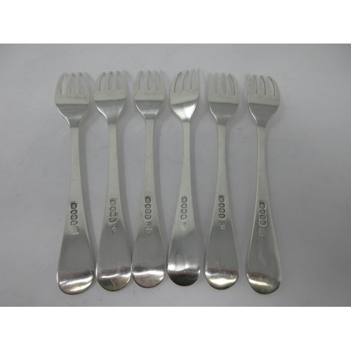 154 - Six George III silver Dinner Forks, Old English pattern, London 1804, maker: Eley & Fearn