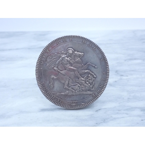 320 - George III (1760-1820) Crown 1818 LVIII