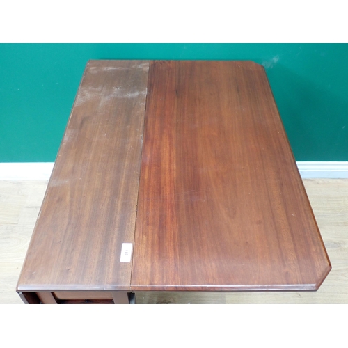 311 - An Edwardian mahogany Sutherland Table 3ft W x 2ft 4in H