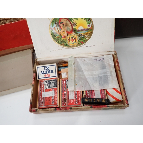 714 - A game of Escalado (box A/F), and a case containing to boxes of pen Nibs etc