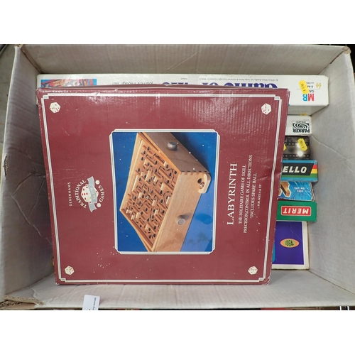 13 - Two boxes of Board Games