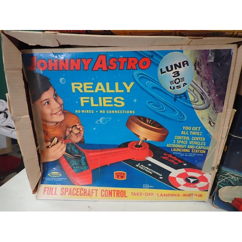 18 - A boxed Jonny Seven Gun, two boxed Jonny Astro Space Toys and a boxed Blinker Code-Lite