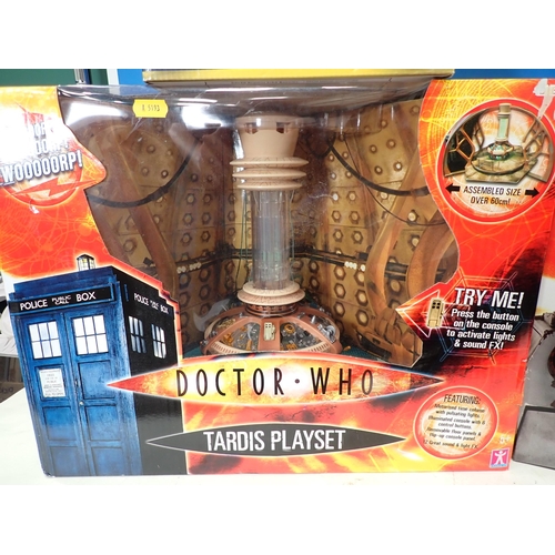 19 - A boxed Doctor Who British Icon Dalek, boxed Character Walkie-Talkies, a boxed radio controlled K-9 ... 