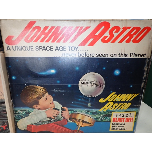 21 - A boxed Jonny Seven Microhelmet Phone Set (box damaged). a boxed Combat Phone Set and a boxed Moon P... 