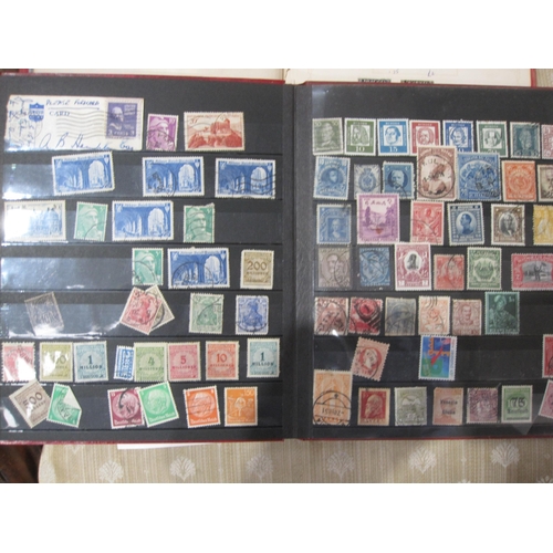 256 - An All World Stamp selection, contained in various albums