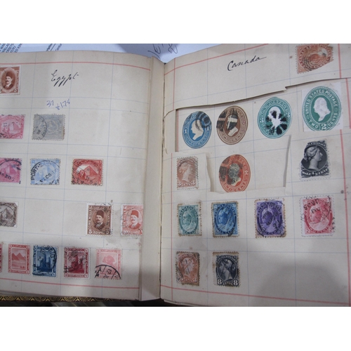 256 - An All World Stamp selection, contained in various albums