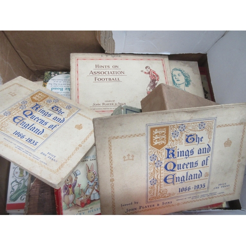 300A - A Box of Cigarette and Tea Cards, Playing Cards, etc