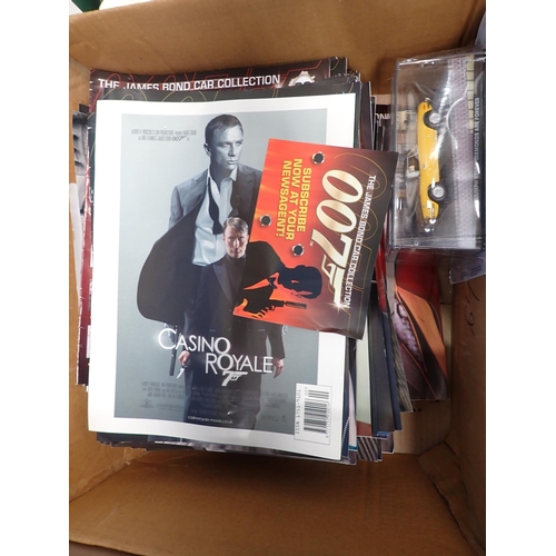 38 - Three boxes of Star Wars, Star Trek and James Bond Annuals and Magazines