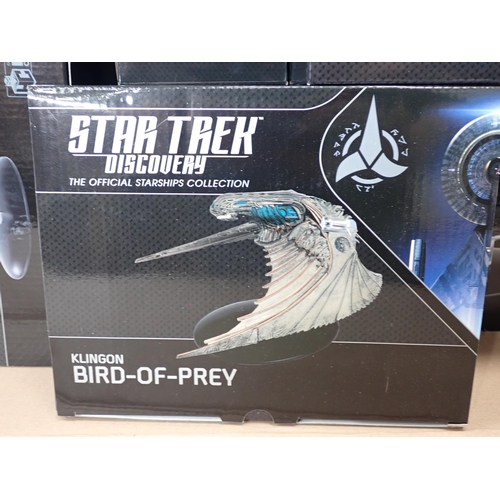 5 - A box of Star Trek Discovery Official Starship Collection boxed Models