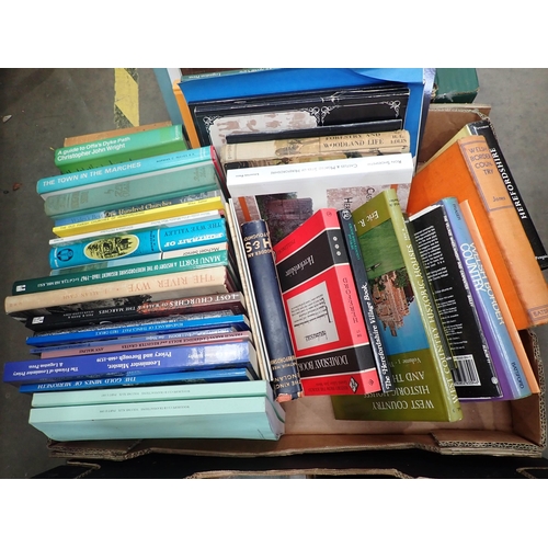 546 - Two boxes of Books on Herefordshire, Welsh Borders and related subjects