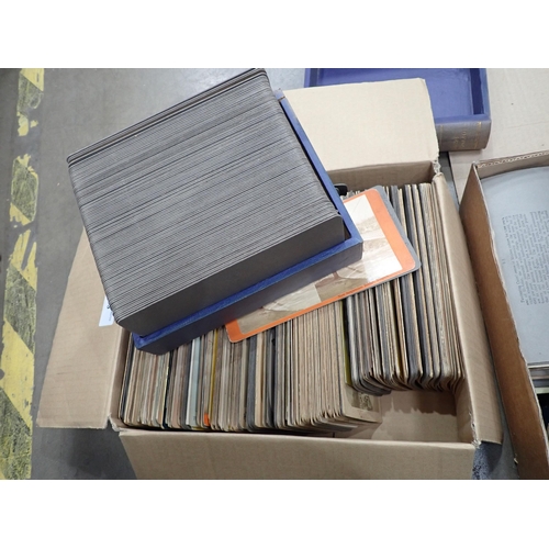 563 - A set of Great War Stereoscopic Viewer Slides and three other boxes of Slides