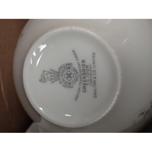 573 - A Royal Doulton 'Greenbriar' Tea and Dinner Service