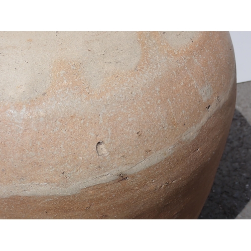 607 - A clay Urn 2ft H