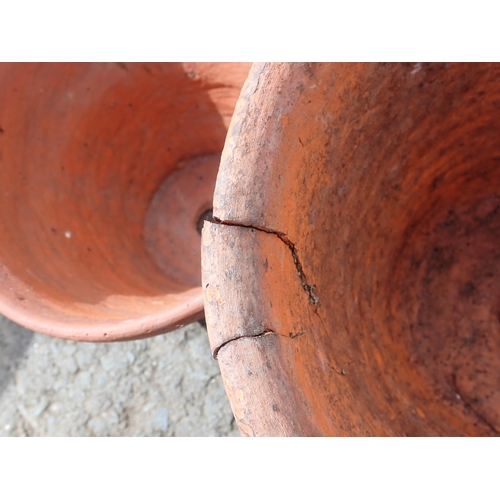 609 - Ten terracotta Plant Pots