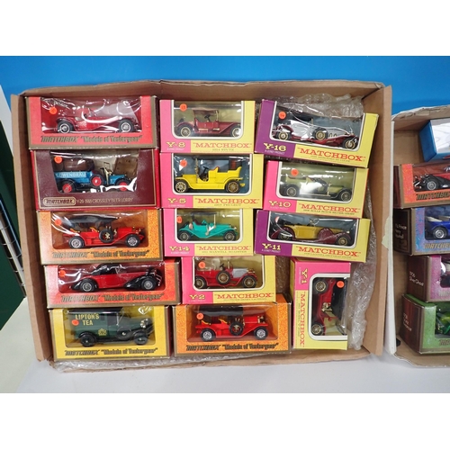 682 - Two boxes of boxed Matchbox Yesteryear Models of cars