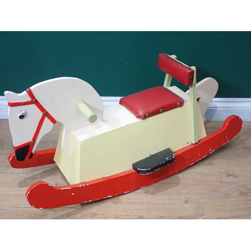 771 - A painted Rocking Horse