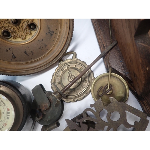 827 - Box of antique Clock Movements