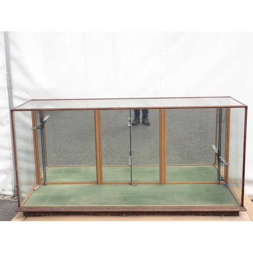 833 - An antique Shop Display Cabinet 6ft W x 3ft H