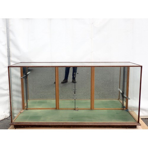 833 - An antique Shop Display Cabinet 6ft W x 3ft H