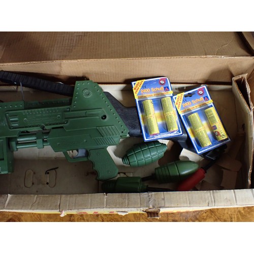 18 - A boxed Jonny Seven Gun, two boxed Jonny Astro Space Toys and a boxed Blinker Code-Lite