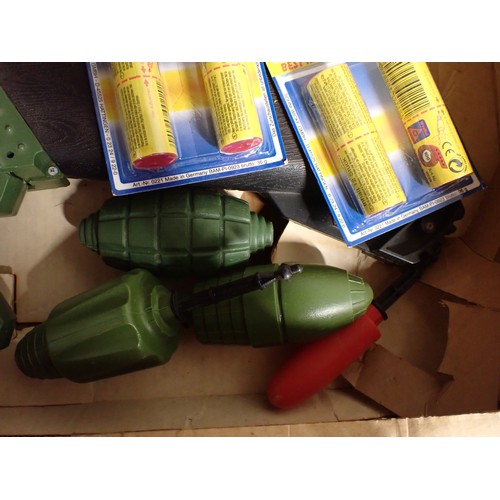 18 - A boxed Jonny Seven Gun, two boxed Jonny Astro Space Toys and a boxed Blinker Code-Lite