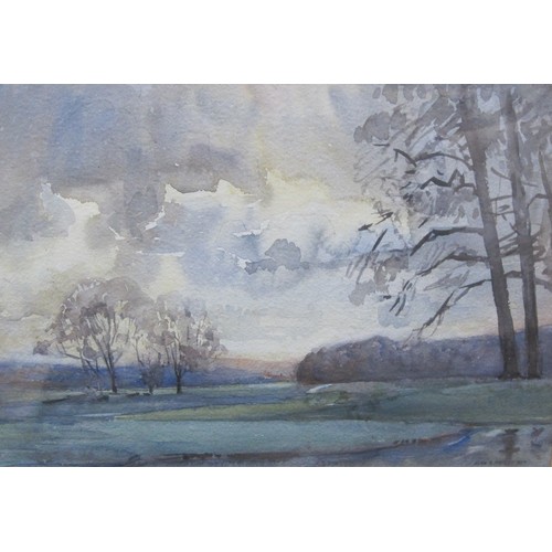 230 - REGINALD D. SHERRIN. Dartmoor Landscape, signed, gouache, 13¾ x 20in; together with a watercolour by... 