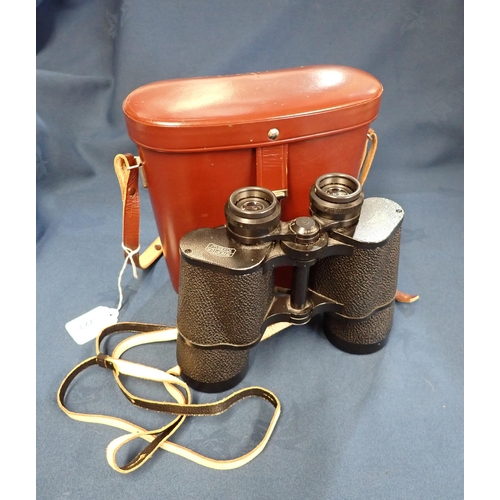 223 - A pair of Carl Zeiss Binoculars, 10x50, in leather case