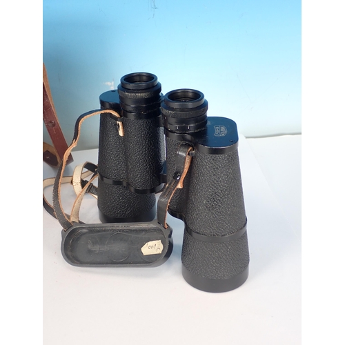 223 - A pair of Carl Zeiss Binoculars, 10x50, in leather case