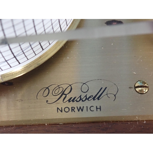 260 - A modern Barograph by Russell of Norwich