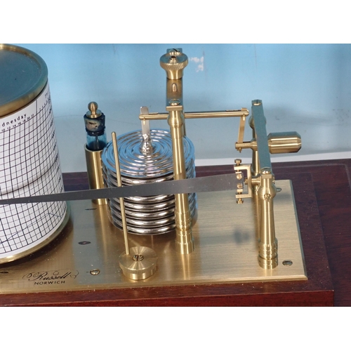 260 - A modern Barograph by Russell of Norwich