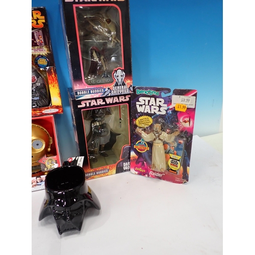 273 - Three boxes of Star Wars Bobble Buddies and other Models