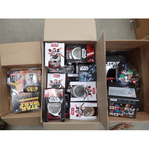 273 - Three boxes of Star Wars Bobble Buddies and other Models